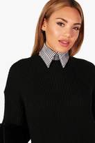 Thumbnail for your product : boohoo Laura Check Collar