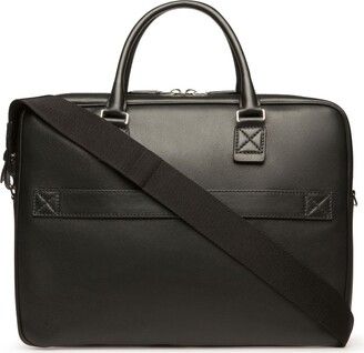 Bally Hesines leather laptop bag