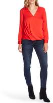 Thumbnail for your product : Vince Camuto Faux Wrap Satin Blouse