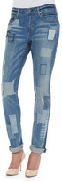 Thumbnail for your product : True Religion Audrey Mid-Rise Patchwork Jeans
