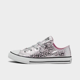 silver converse ladies