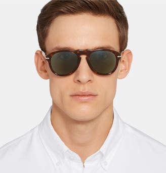 Persol D-Frame Tortoiseshell Acetate Sunglasses