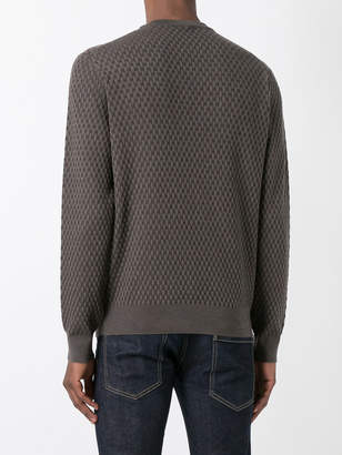 Tod's woven detail jumper