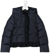 Thumbnail for your product : Il Gufo Scarf Collar Hooded Jacket