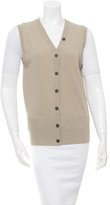Thumbnail for your product : Creatures of Comfort V-Neck Button-Up Vest w/ Tags