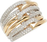 Thumbnail for your product : Effy 14K Two-Tone Gold & 0.64 TCW Diamond Ring