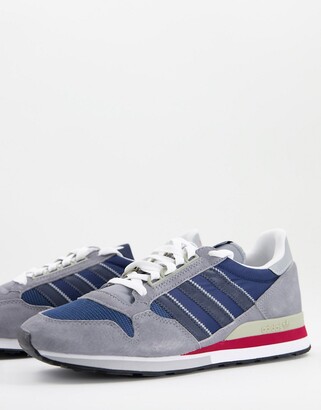 adidas ZX 500 trainers in grey - ShopStyle