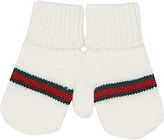 Thumbnail for your product : Gucci Web-detailed mittens