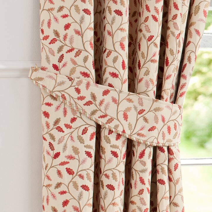 Dunelm Heritage Glava Terracotta Tiebacks Orange and Brown ShopStyle