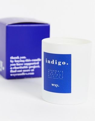 WXY. Indigo. Rosemary & Cedar Candle 200g-No color