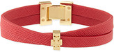 Thumbnail for your product : Tory Burch Leather crossover bracelet