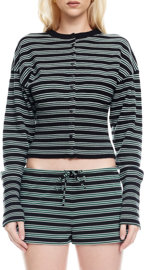 Lioness Head in the Clouds Stripe Cardigan