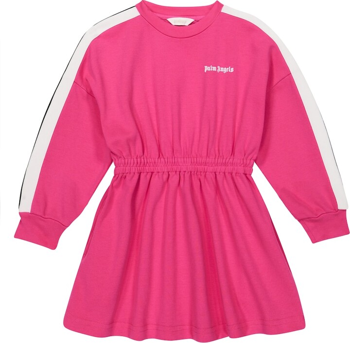 Cotton sweatshirt dress