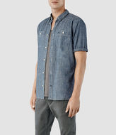 Thumbnail for your product : AllSaints Massachusetts Short Sleeved Shirt