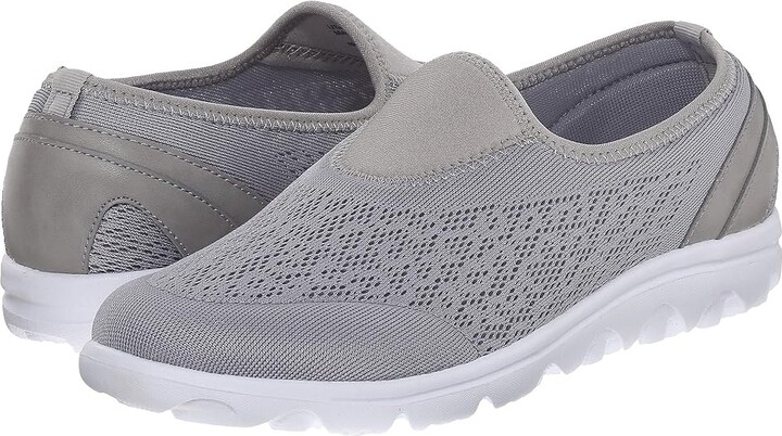 Propet TravelActiv Slip-On Women's Slip on Shoes Silver : 7.5 N (AA), Synthetic/Textile