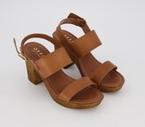 Thumbnail for your product : Office Mae Block Heel Sandal Tan Leather
