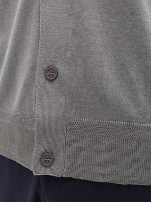 Orlebar Brown Colman Cuban Collar Silk-blend Shirt - Mens - Grey