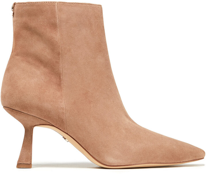 sam edelman tan suede booties