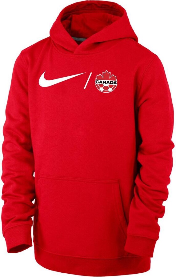 Nike Men's Atlanta Hawks Red Fleece Pullover Hoodie, Medium
