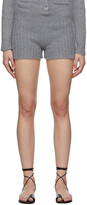 Thumbnail for your product : Erdem Grey Wool Kinsley Shorts