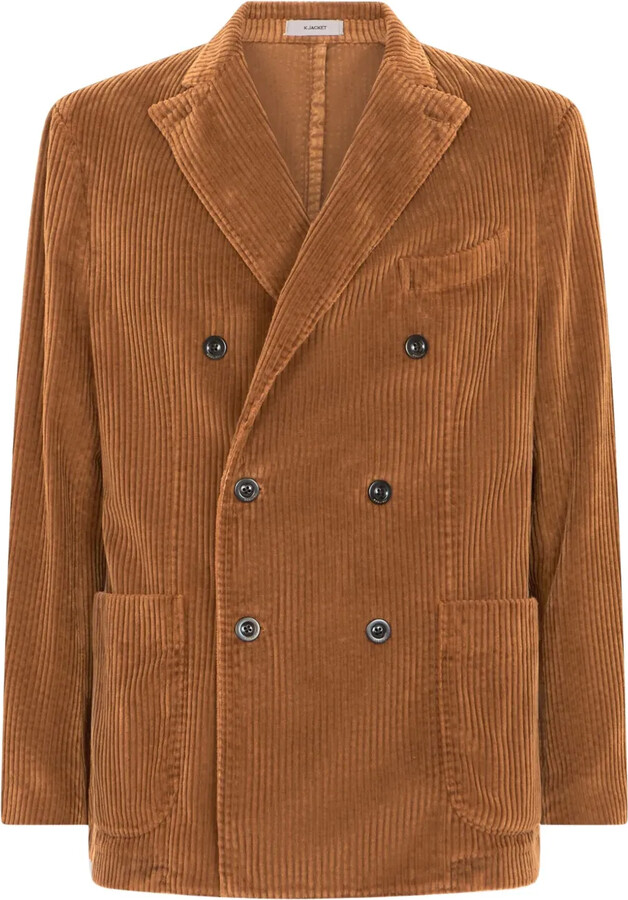 Boglioli Corduroy Double-Breasted Jacket