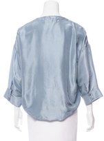 Thumbnail for your product : Vanessa Bruno Silk Button-Up Top