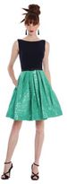 Thumbnail for your product : Theia Colorblock Pleated A Line Dress