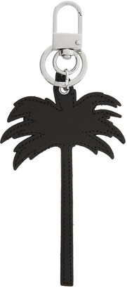 Palm Angels Black Palm Tree Keychain