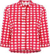 Thumbnail for your product : Marni cropped checked shirt