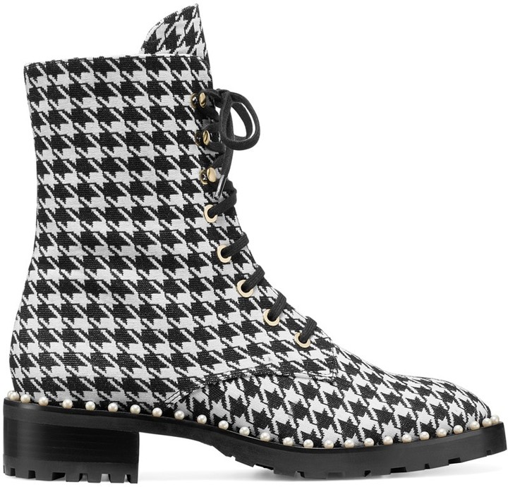 houndstooth boots
