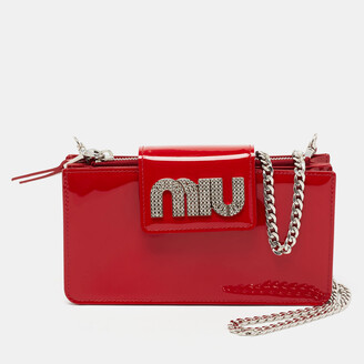 Miu Miu Red Mini Shoulder Bag