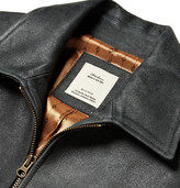 Thumbnail for your product : Billy Reid Cracked Brushed-Leather Jacket