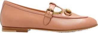 Gucci Children Round Toe Buckled Loafers
