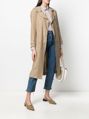 Herno Long Belted Trench Coat