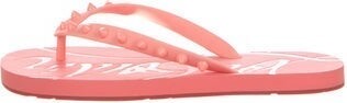 Christian Louboutin Rubber Studded Accents Flip Flops