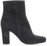Thumbnail for your product : Daniel Rosemead Navy Suede Perforated Block Heel Ankle Boot