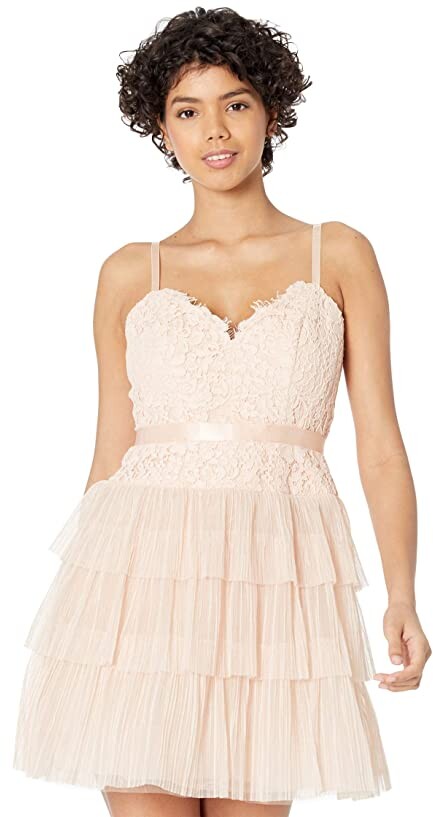 red colour frock design