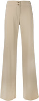 Armani Collezioni - high waisted pants - women - Polyester/laine vierge - 40