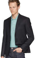 Thumbnail for your product : Thom Browne Navy Center Back Stripe High Armhole Blazer