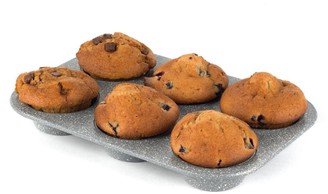 Salter Marble Collection Bakeware Set With Loaf Baking Tray, Muffin Tray and Baking Pan