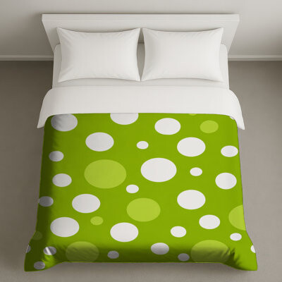 VisionDecor Polka Dots Bedding Pattern Duvet Cover Modern
