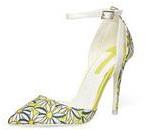 Dorothy Perkins Womens Lemon printed high court shoes- Lemon