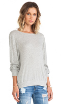 Thumbnail for your product : Wildfox Couture Varsity Basic Tissue Jersey Baggy Beach Jumper