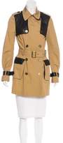 Thumbnail for your product : Rebecca Minkoff Leather-Accented Trench Coat