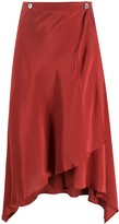 Thumbnail for your product : Romeo Gigli Pre-Owned 1990s Asymmetric Handkerchief Skirt