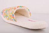 Thumbnail for your product : Betsey Johnson White Ivory Threads Slip on Indoor Slippers Women's L 9 10