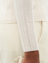 Thumbnail for your product : Allude Roll-neck Wide-rib Wool Sweater - Cream