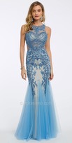 Thumbnail for your product : Camille La Vie Two Tone Beaded Evening Dress