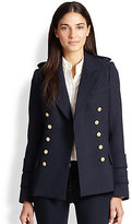 Thumbnail for your product : Smythe Double-Breasted Wool Military Coat