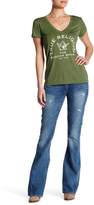 Thumbnail for your product : True Religion Joey Flap Low Rise Flare Jean